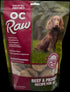 OC Raw Freeze Dried Dog Food - Beef Sliders - 14oz Bag