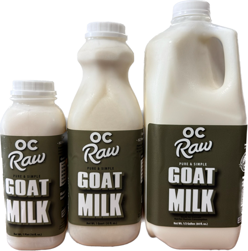 OC Raw Frozen Goat Milk For Dogs - 1 Pint