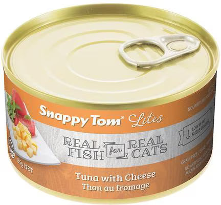 Snappy Tom Lites Wet Cat Food - Tuna & Cheese - 3oz Can
