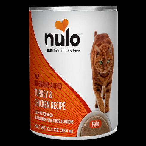 Nulo FreeStyle Wet Cat Food - Turkey & Chicken Pate -12.5oz Can