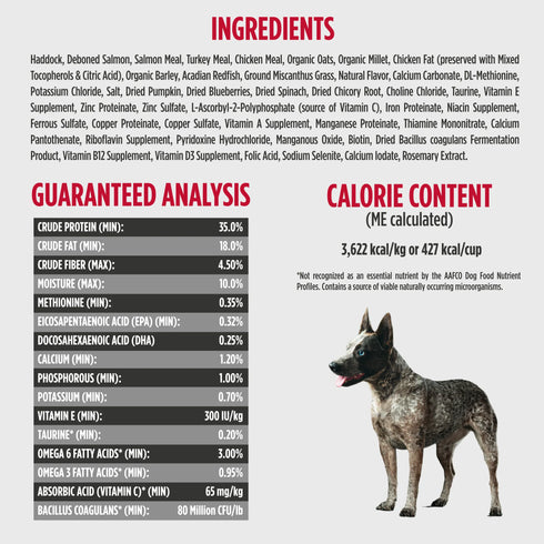 Nulo Challenger High Protein Puppy & Adult Dry Dog Food - Haddock, Salmon, & Redfish - 24lb Bag