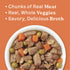 Canidae All Life Stages Chunky Stew Toppers Wet Dog Food Topper - Chicken & Vegetable - 12oz Can