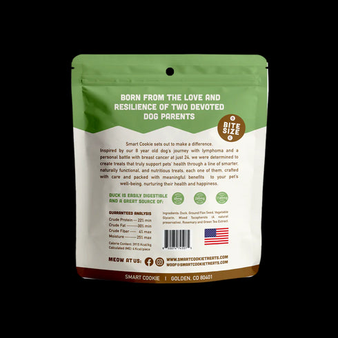 Smart Cookie Duck Jerky Cat Treats - 2oz Pouch