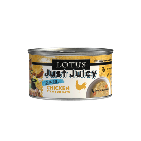 Lotus Pet Just Juicy Wet Cat Food - Chicken Stew - 2.5oz Can