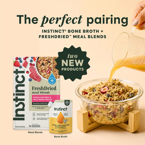Instinct Bone Broth Cat & Dog Food Topper - Chicken - 16oz Pouch