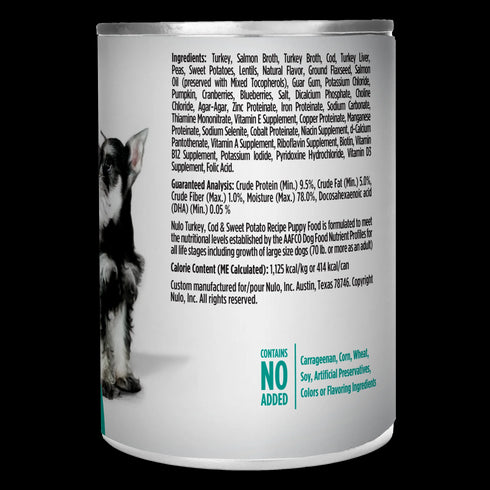 Nulo Freestyle Puppy Wet Dog Food - Turkey, Cod, & Sweet Potato - 13oz Can