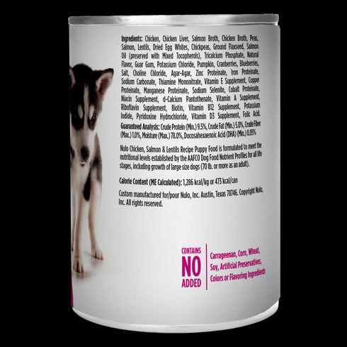 Nulo Freestyle Puppy Wet Dog Food - Chicken, Salmon, & Lentils - 13oz Can