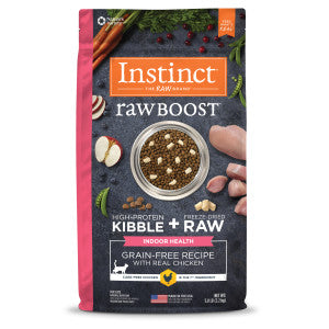 Instinct Raw Boost Indoor Raw + Kibble Dry Cat Food - Chicken - 5.1lb Bag