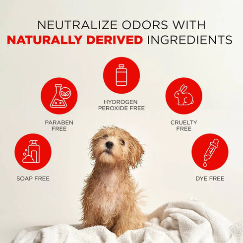 TropiClean Skunk Odor Control Shampoo for Dogs & Cats