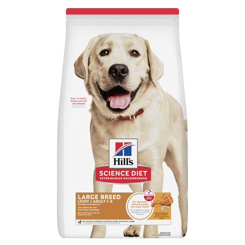 Hill's Science Diet Adult Light Large Breed Dry Dog Food - Chicken & Barley - 30lb Bag