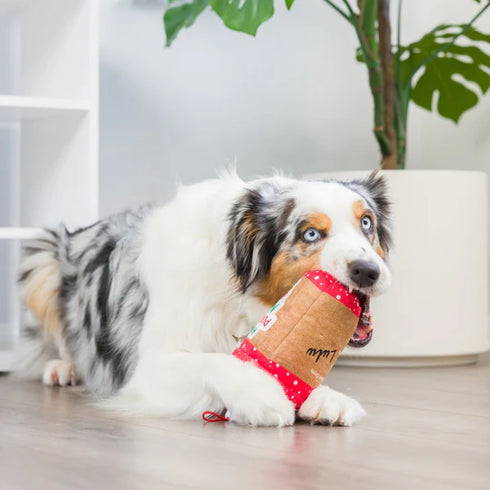 Huxley & Kent Latte My Way Dog Toy - Small