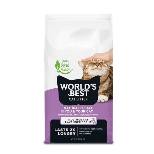 World's Best Original Series Lavender Scented Multi Cat Litter, 8lb