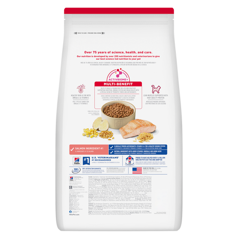 Hill's Science Diet Adult 1-6 Dry Cat Food - Salmon & Brown Rice - 3.5lb Bag