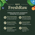Instinct FreshRaw Bites Frozen Raw Dog Food - Real Beef - 6lb Bag
