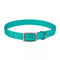 Coastal Double Ply Dog Collar Medium - 1" x 20" - Teal