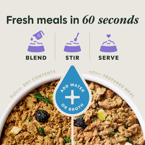 Instinct FreshDried Meal Blends Dehydrated Dog Food - Beef & Orchard - 3oz Pouch