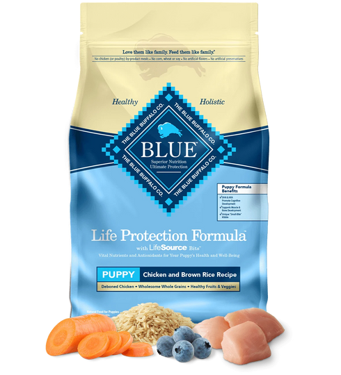 Blue Buffalo Puppy Dry Dog Food - Chicken & Rice - 15lb Bag