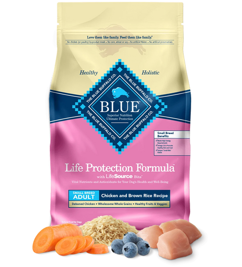 Blue Buffalo Life Protection Small Breed Dry Dog Food - Chicken & Rice - 15lb Bag