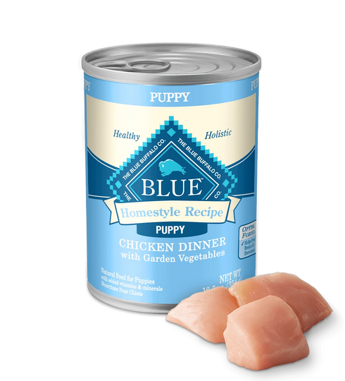 Blue Buffalo Puppy Wet Dog Food - Chicken with Vegetables - 12.5oz