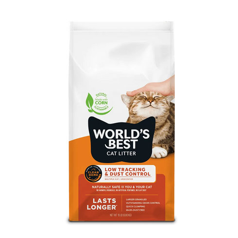 World's Best Low Tracking & Dust Control Cat Litter 15lb
