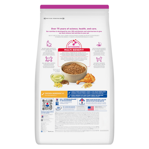 Hill's Science Diet Adult Small & Mini Breed Dry Dog Food - Chicken & Rice - 15.5lb Bag
