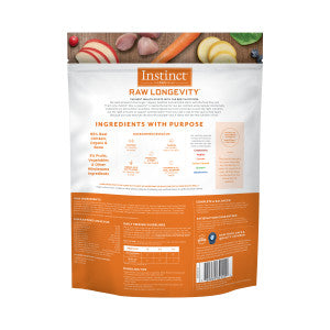 Instinct Raw Longevity Bites Frozen Raw Cat Food - Cage-Free Chicken - 2.5lb Bag