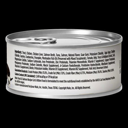 Nulo FreeStyle Pate Wet Cat Food - Trout & Salmon - 5.5oz Can