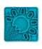 Messy Mutts Silicon Interactive Multi Surface Dog Lick Mat - Blue - 10" x 10"