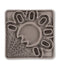 Messy Mutts Silicon Interactive Multi Surface Dog Lick Mat - Grey - 10" x 10"