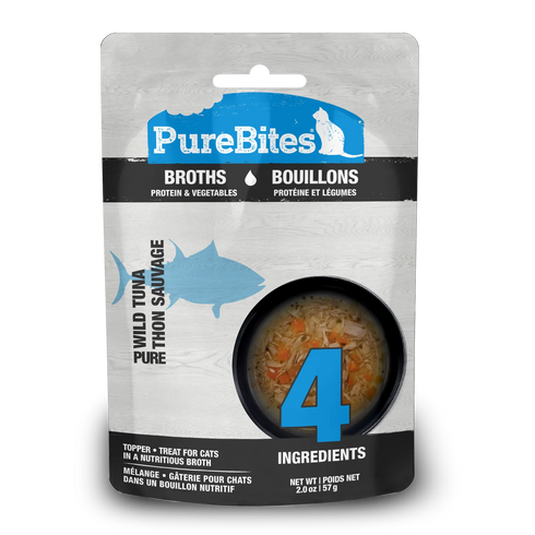 PureBites Both Cat Food Topper - Tuna & Veggie - 2oz Pouch