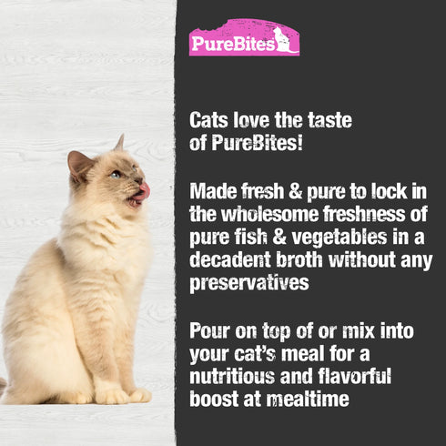 PureBites Both Cat Food Topper - Tuna & Salmon - 2oz Pouch