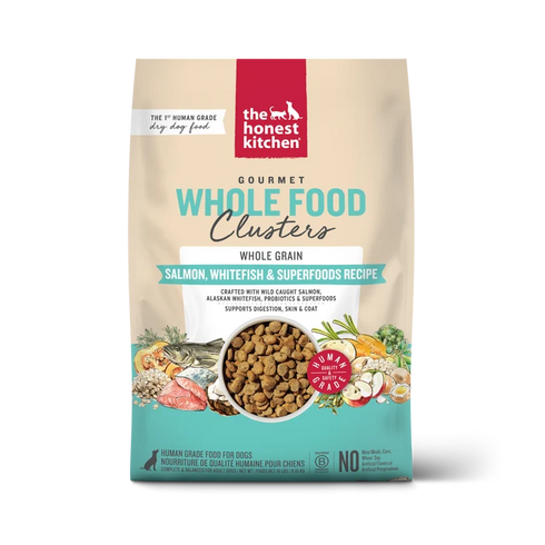The Honest Kitchen Whole Grain Whole Food Clusters Dry Dog Food - Salmon & Whitefish - 18lb Bag