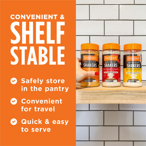 Instinct Raw Boost Shakers Food Mixer For Dogs - Chicken - 5.5oz Shake Bottle