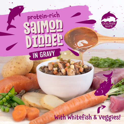 Earthborn Holistic Wet Cat Food - Harbor Harvest Salmon & Whitefish Dinner With Vegetables - 3oz Can
