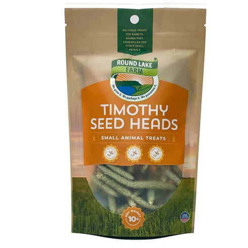 Round Lake Farm Timothy Seed Head Treats 10g - Poudre Pet and Feed Supply