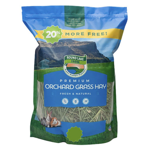 Round Lake Farm Orchard Grass Hay 90oz - Poudre Pet and Feed Supply