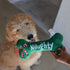 Huxley & Kent Plush Bone Dog Toy - Naughty & Nice (Double Sided) - Jumbo
