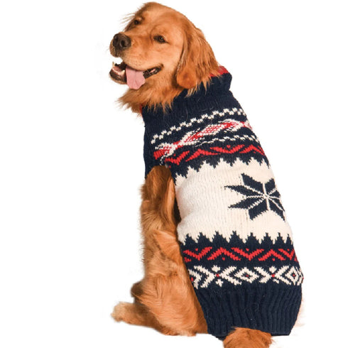 Chilly Dog Knitted Dog Sweater - Medium - Navy Vail