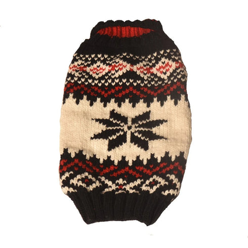 Chilly Dog Knitted Dog Sweater - Medium - Navy Vail
