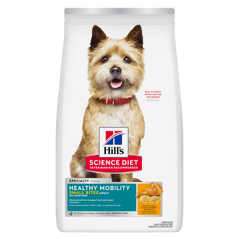 Hill's Science Diet Adult Health Mobility Small Bites Dry Dog Food - Chicken & Brown Rice - 15.5lb Bag
