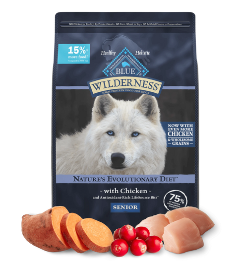 Blue Buffalo Wilderness Dry Dog Food - Chicken - 24lb Bag