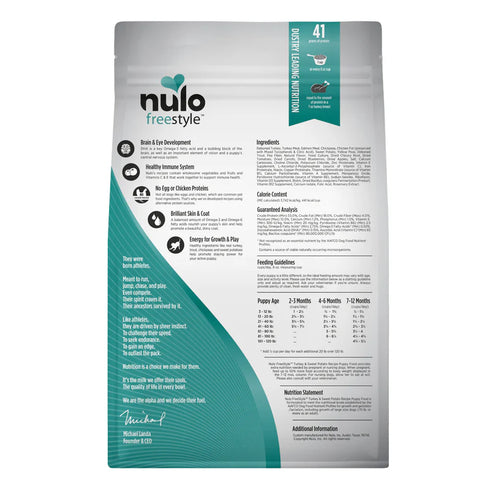 Nulo FreeStyle High-Protein Puppy Dry Dog Food - Turkey & Sweet Potato - 11lb Bag