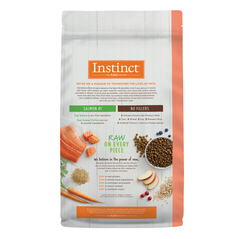 Instinct Be Natural Dry Dog Food - Real Salmon & Brown Rice - 24lb Bag