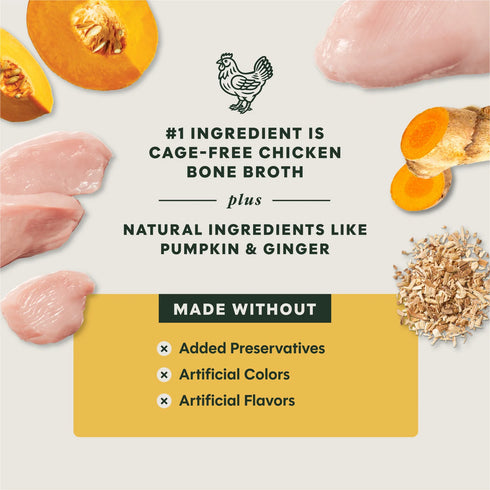 Instinct Bone Broth Cat & Dog Food Topper - Chicken - 16oz Pouch