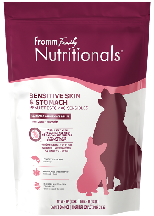 Fromm Nutritionals Sensitive Skin & Stomach Dry Dog Food - Salmon & Oat - 26lb Bag