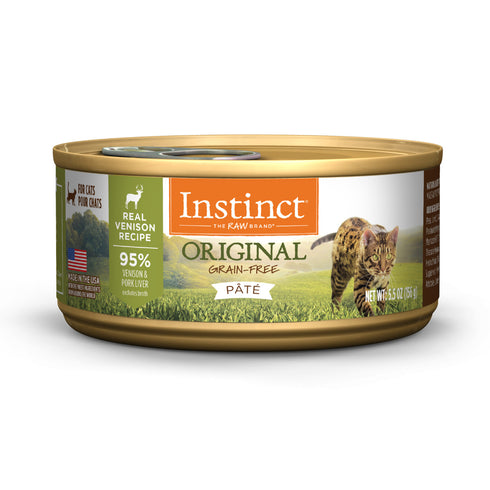 Instinct Original Grain Free Wet Cat Food - Real Venison - 5.5oz