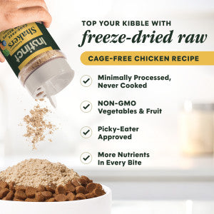 Instinct Raw Boost Shakers Dog Food Topper - Chicken - 5.5oz Shake Bottle