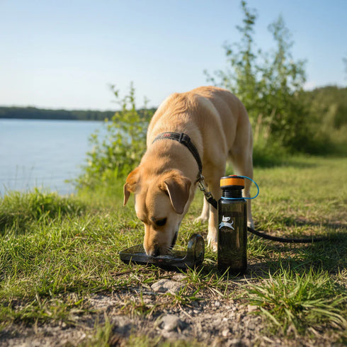 Olly Dog OllyBottle Dog Water Bottle - 1 Liter - Chromatic
