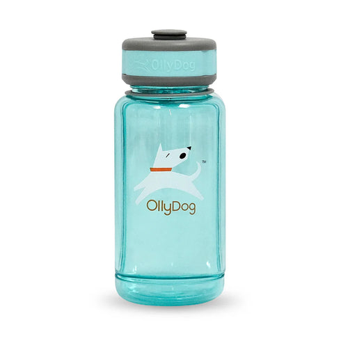 Olly Dog OllyBottle Dog Water Bottle - 600ml - Aqua Blue