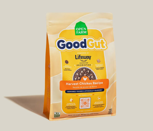 Open Farm Good Gut Dry Dog Food - Harvest Chicken - 19lb Bag
